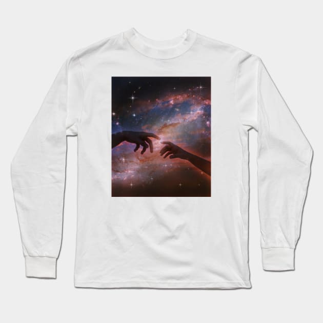 The creation of the galaxy Long Sleeve T-Shirt by cupofmars